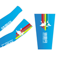 蓝色彩虹骑行袖套