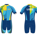 五彩短袖骑行连体服